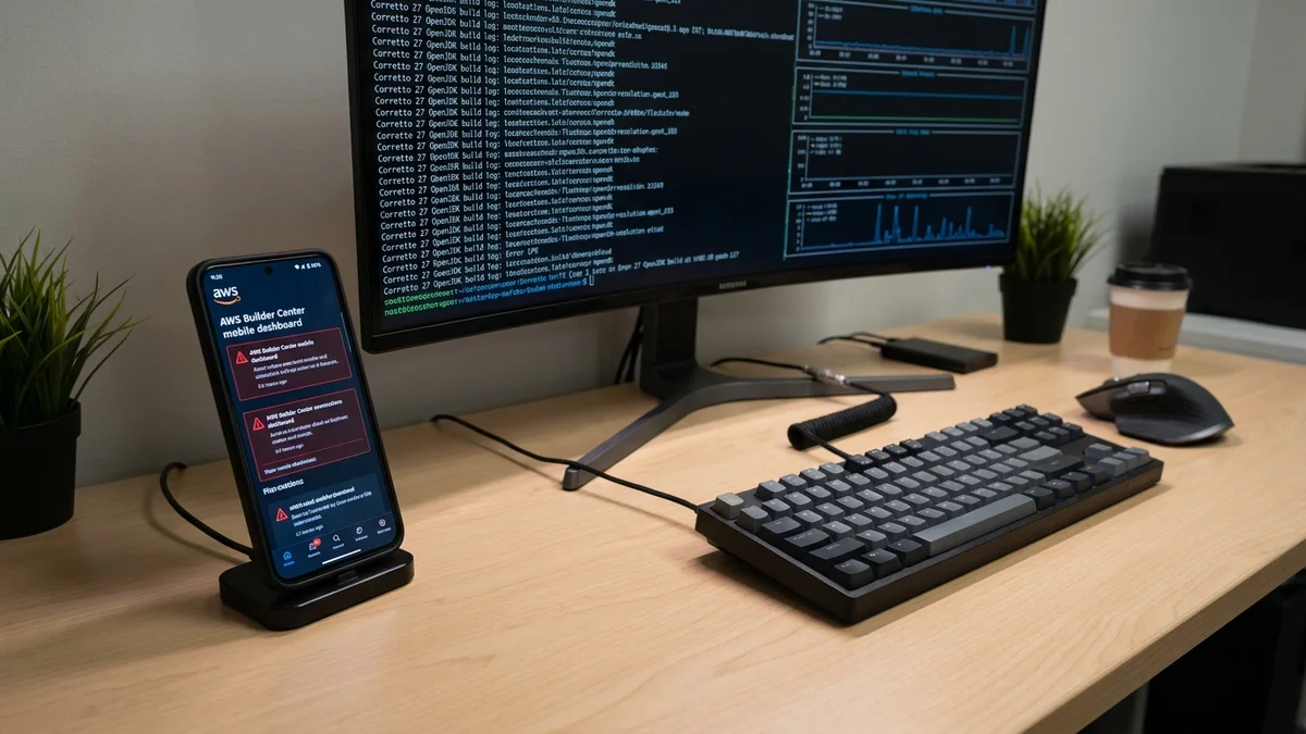 AWS anuncia soporte para Amazon Corretto 27 y lanza aplicaciones móviles para monitoreo en AWS Builder Center