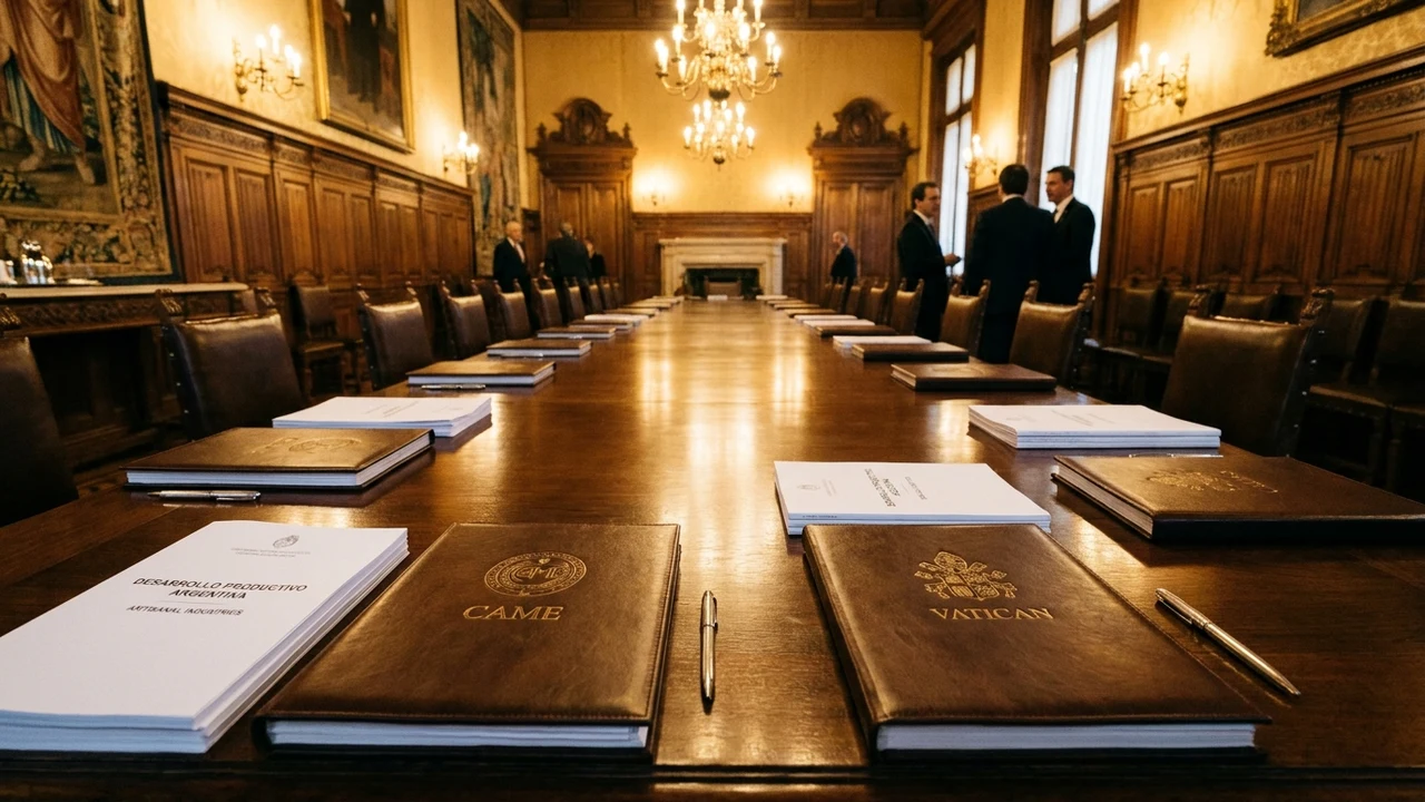 CAME informa al Vaticano sobre la situación de las PyMEs argentinas y presenta una agenda de desarrollo productivo
