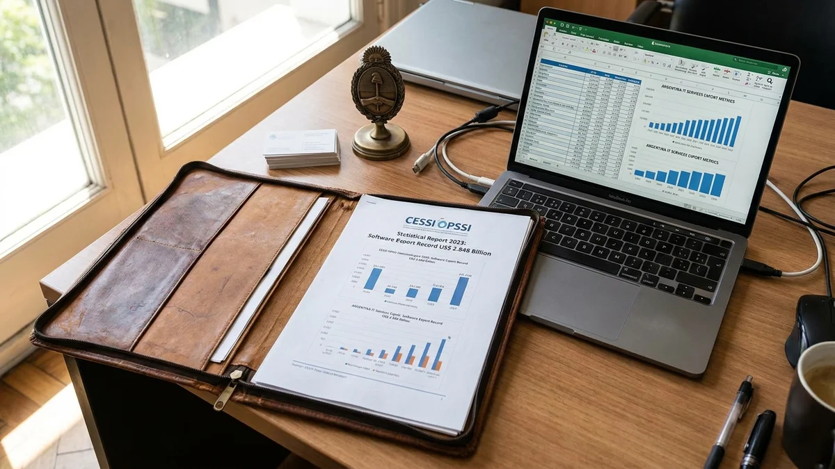 OPSSI de CESSI revela récord histórico de exportaciones de software en Argentina por USD 2.848 millones (+11,4% interanual)