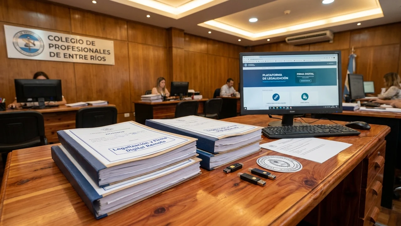 Colegios de profesionales de Entre Ríos implementan plataformas de legalización y firma digital remota de trámites