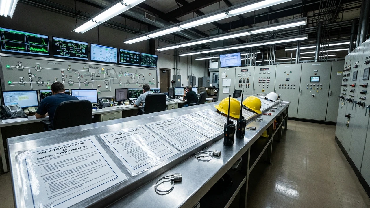 Boletines de emergencia para sistemas de control industrial Johnson Controls y ABB