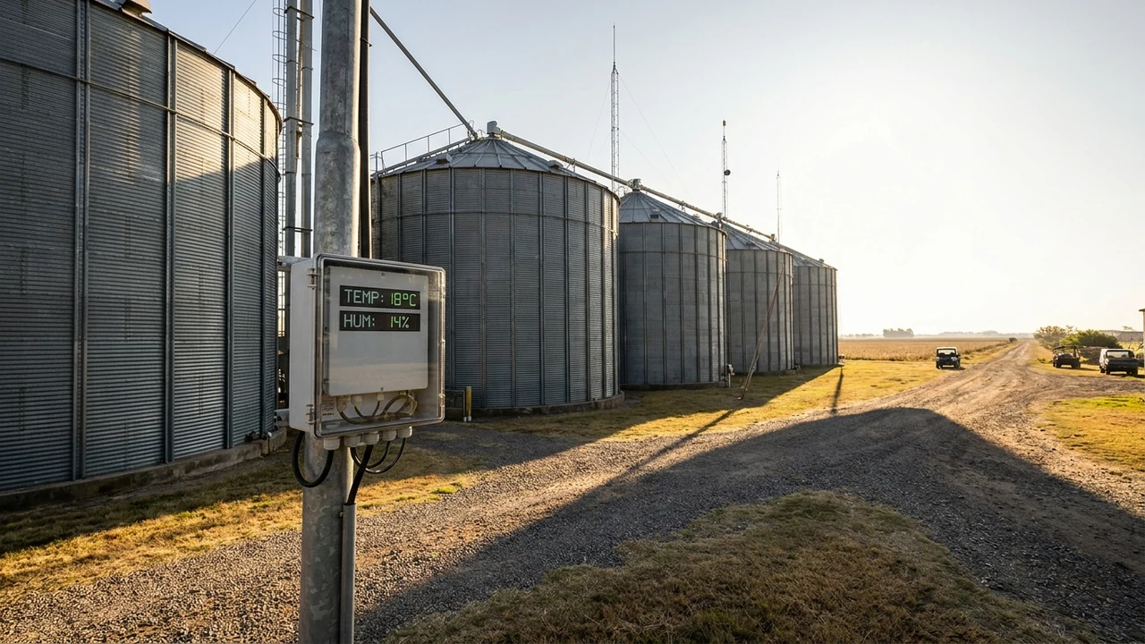 Cooperativas arroceras y citrícolas de Entre Ríos implementan telemetría satelital para control de humedad en silos