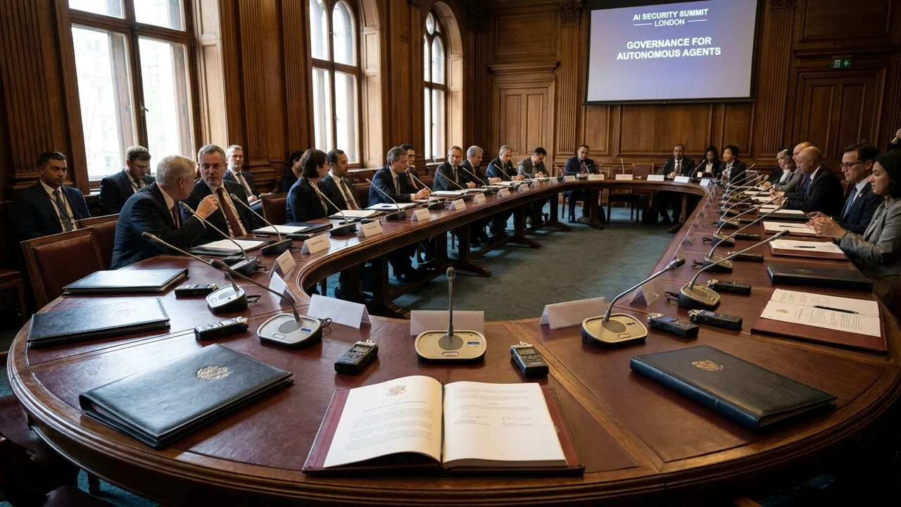 La Cumbre de Seguridad de IA en Londres debate esquemas de gobernanza para agentes autónomos transfronterizos