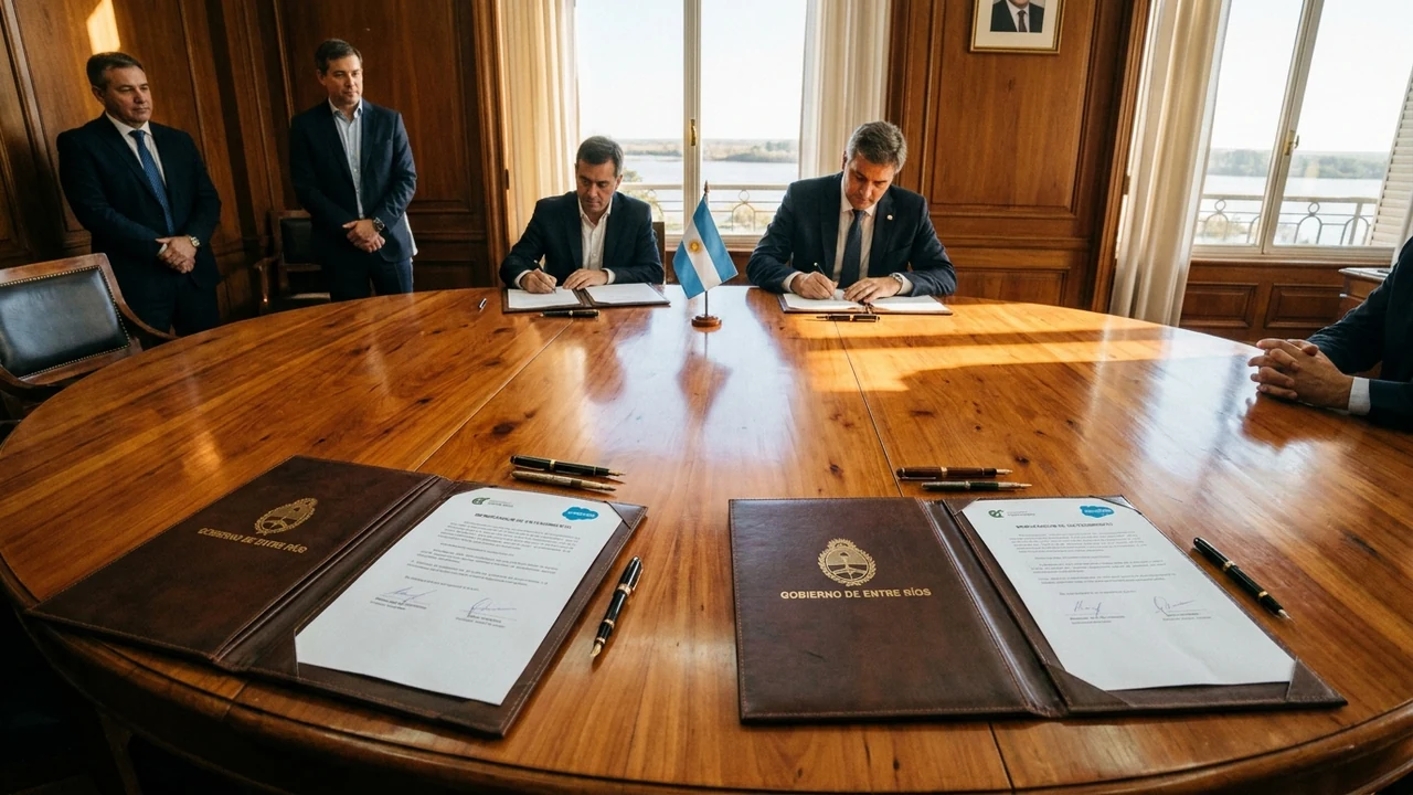 Entre Ríos y Salesforce firman convenio de entendimiento para democratizar IA y gestión avanzada en PyMEs