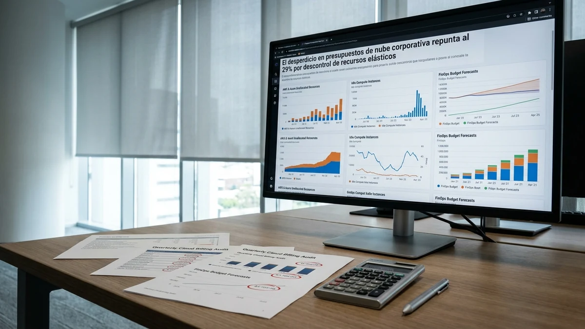 El desperdicio en presupuestos de nube corporativa repunta al 29% por descontrol de recursos elásticos