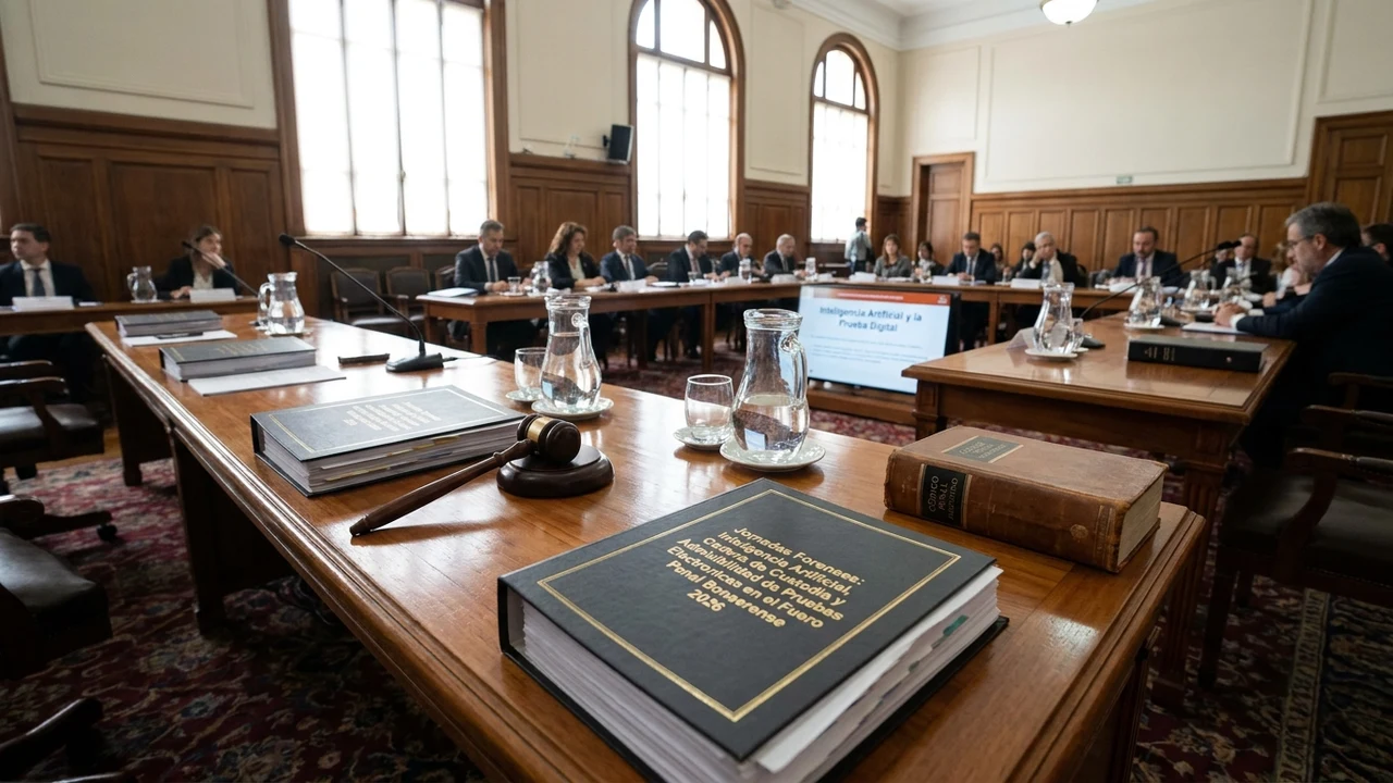 Foro judicial en La Plata debate alcances de IA y admisibilidad de prueba digital