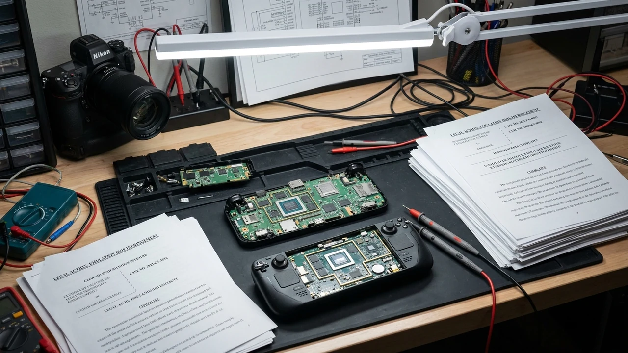 Industria del gaming y hardware portátil enfrenta ofensiva legal contra emuladores con bios propietarias integradas