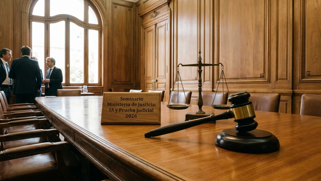 Seminario en el Ministerio de Justicia aborda los desafíos procesales de la IA en los tribunales argentinos