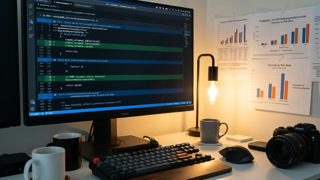 PostgreSQL 19 formaliza el almacenamiento columnar nativo para analítica híbrida transaccional (HTAP)
