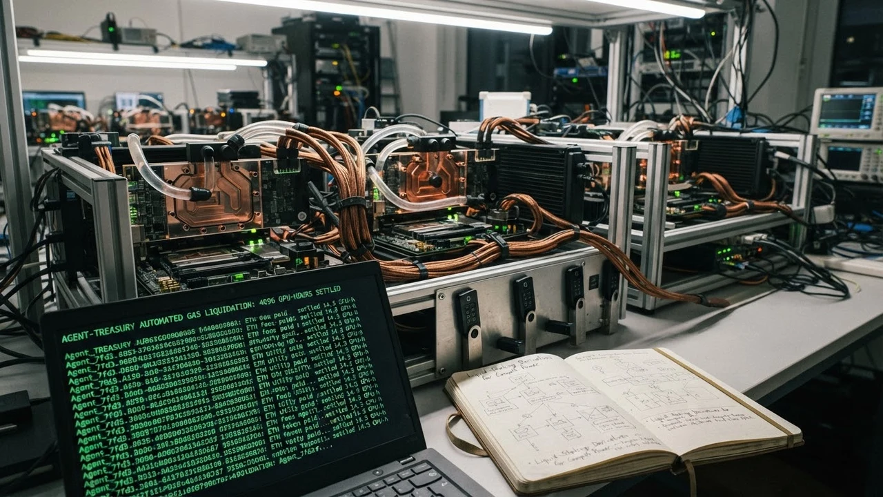 Protocolos descentralizados de IA registran auge de agentes que liquidan su propio consumo computacional