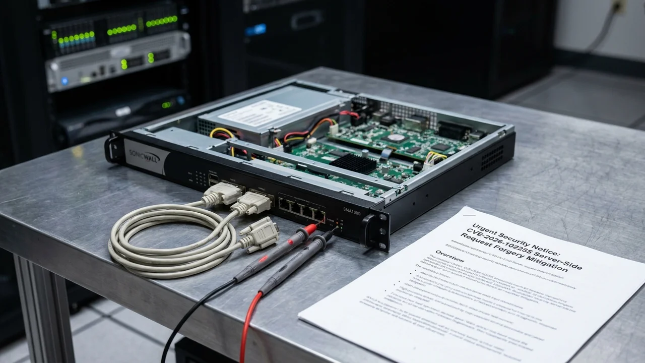 Vulnerabilidad crítica SSRF en gateways SonicWall SMA 1000 faculta ejecución no autenticada