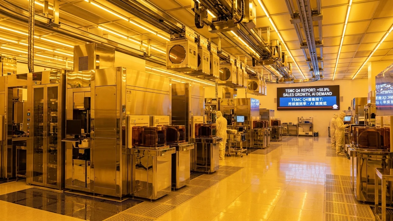 TSMC reporta crecimiento de ventas del 50,9% impulsado por la demanda sin precedentes de obleas de IA