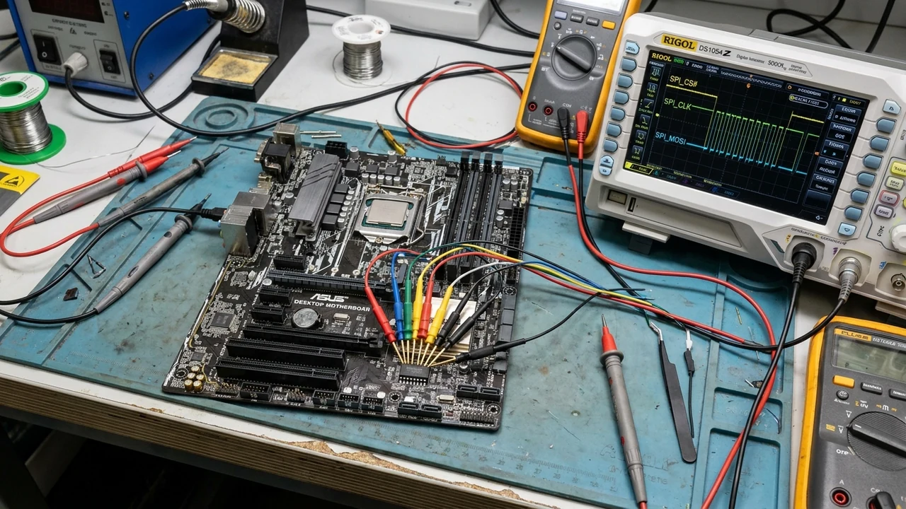 Vulnerabilidad en firmware de placas madre ASUS permite instalación de rootkits persistentes en chips SPI